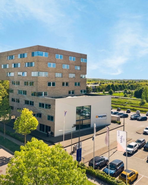 Kantoorgebouw uit de vastgoedportefeuille van Burgstate