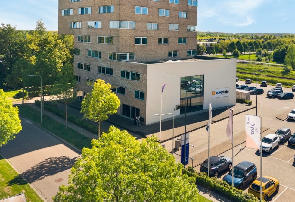 Kantoorgebouw uit de vastgoedportefeuille van Burgstate